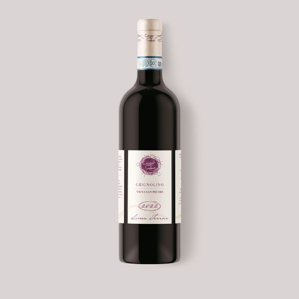 Cinque Quinti, Linea Terroir, Vigna San Pietro 2022, Grignolino del Monferrato Casalese DOC  | exclusieve dinerwijn