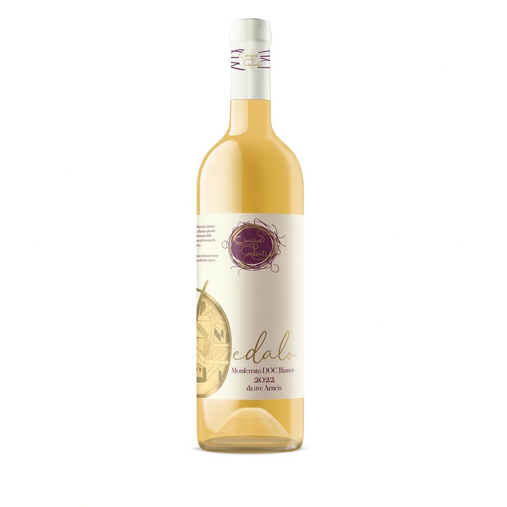 Cinque Quinti, 'Dedalo' 2025, Monferrato DOC Bianco, 100% arneis