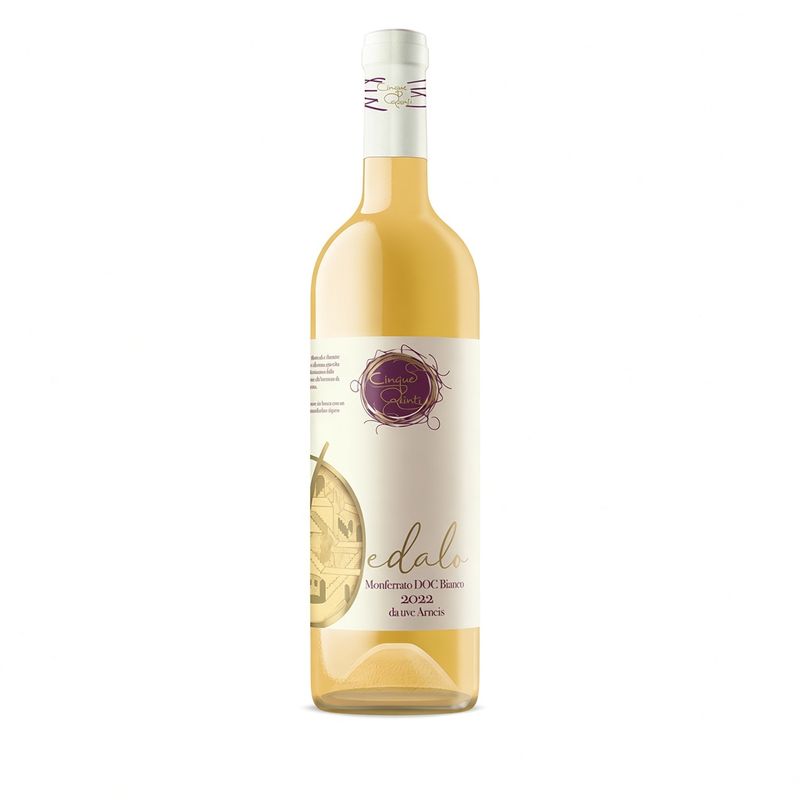Cinque Quinti, 'Dedalo' 2025, Monferrato DOC Bianco, 100% arneis