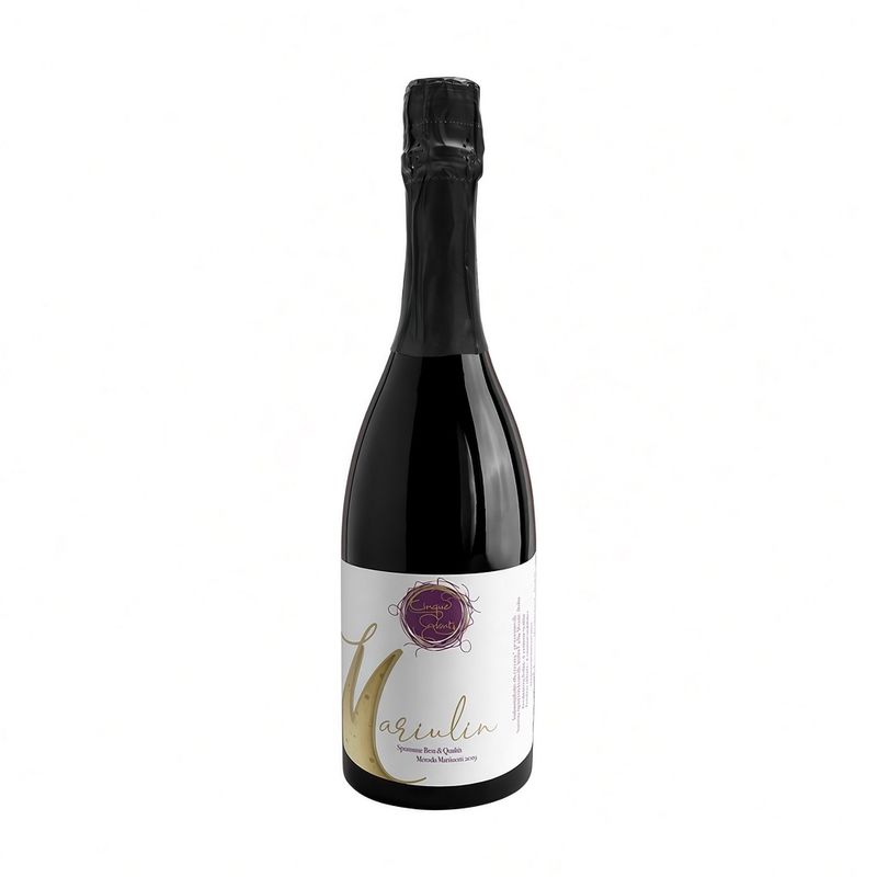 UITVERKOCHT Cinque Quinti, 'Mariulin' 2025, Piemonte DOC Chardonnay Spumante Brut 'Metodo Martinotti'