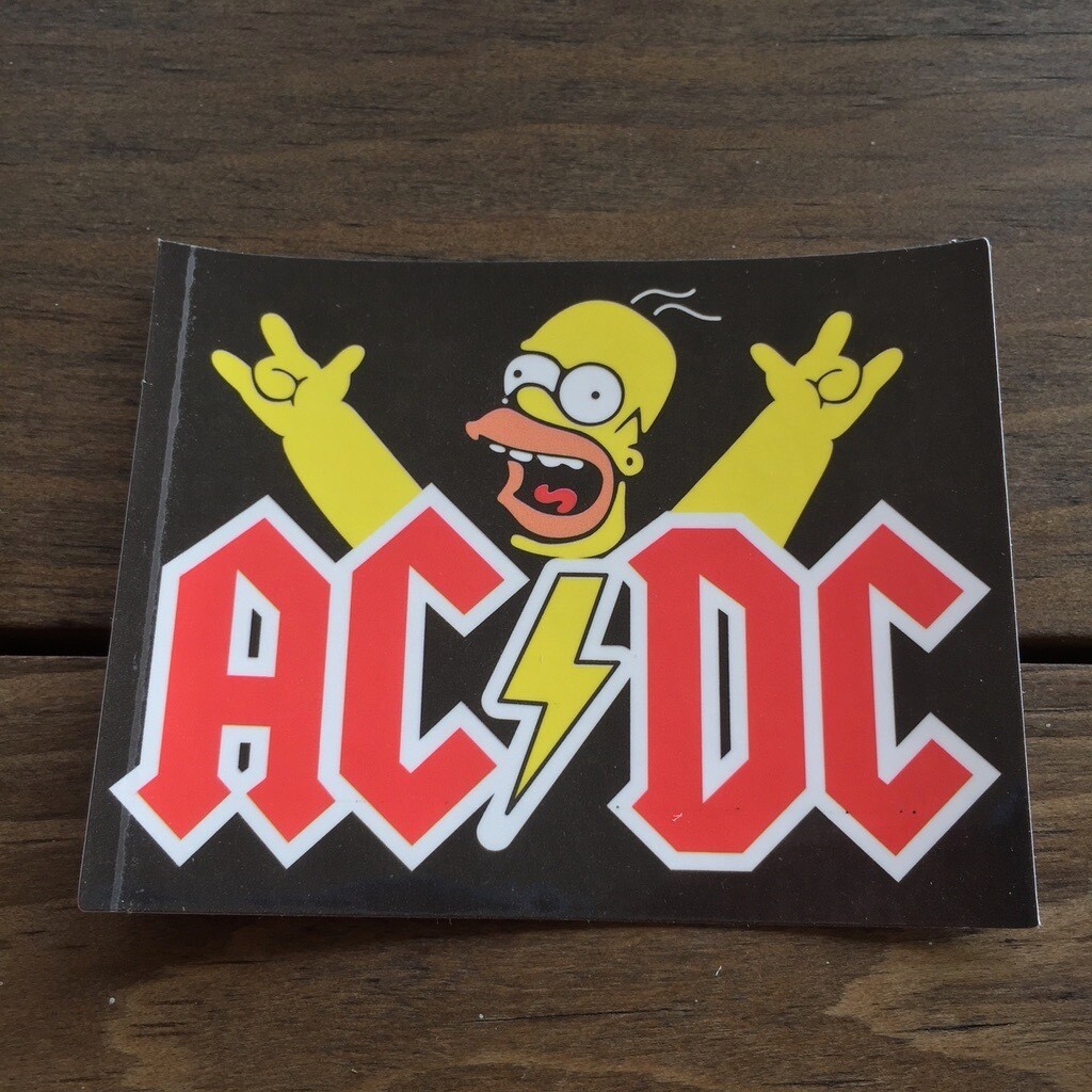 AC/DC - Homer (STICKER)