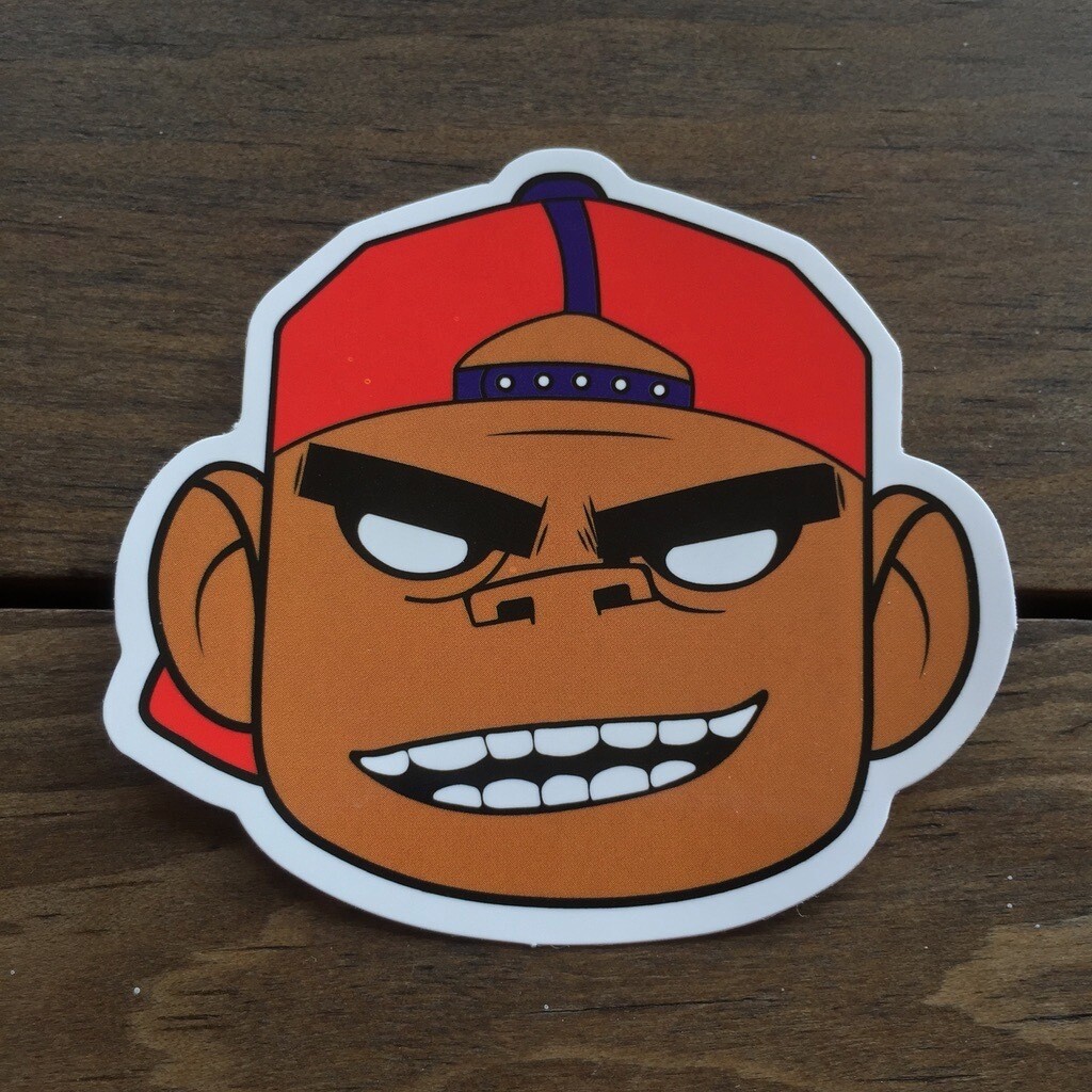 Gorillaz - Rojo (STICKER)