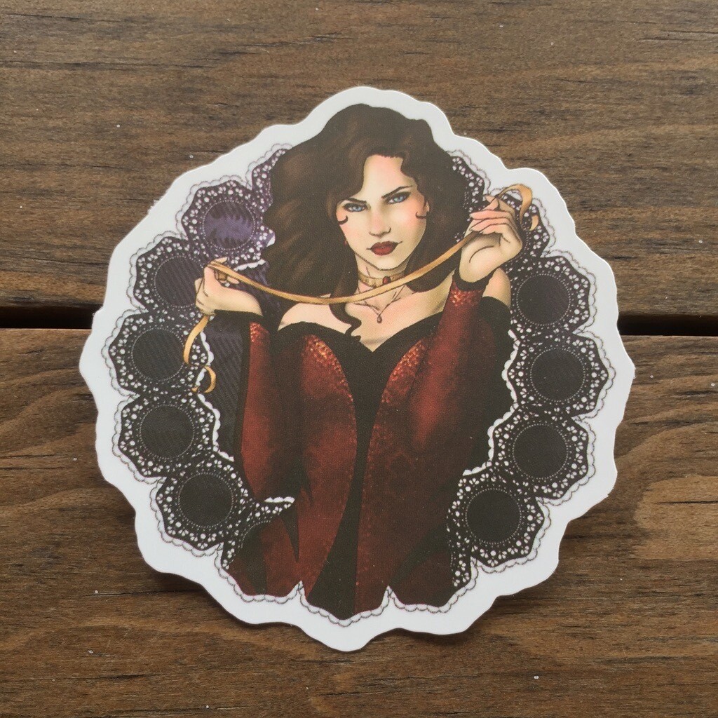 Chica con Cinta (STICKER)
