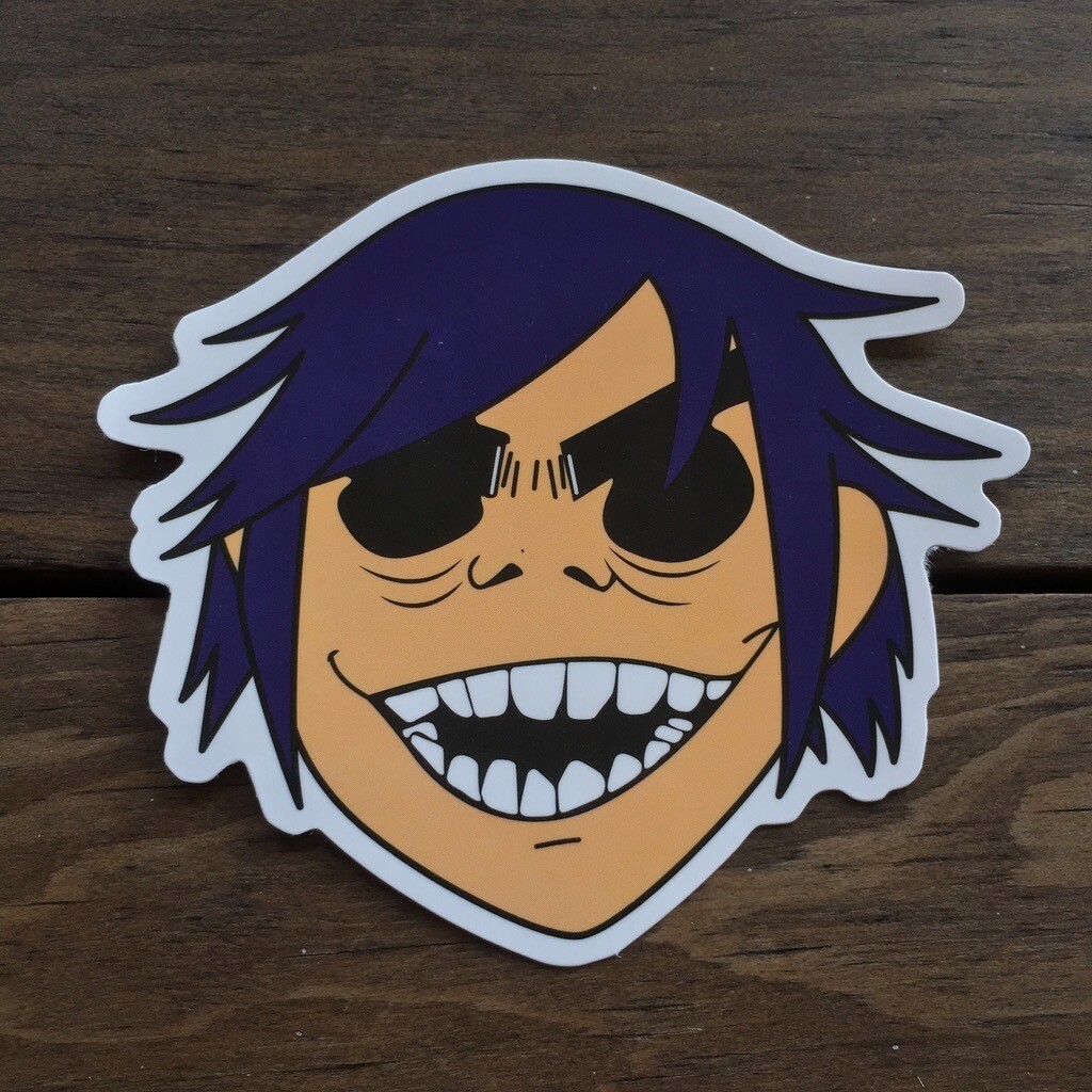 Gorillaz - Morado (STICKER)
