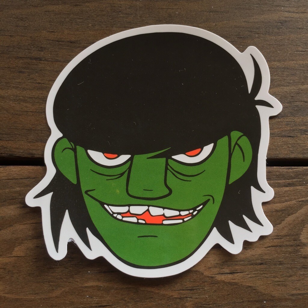 Gorillaz - Verde (STICKER)