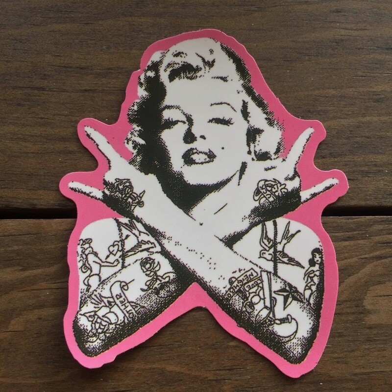 Marilyn Monroe - Rocker (STICKER)