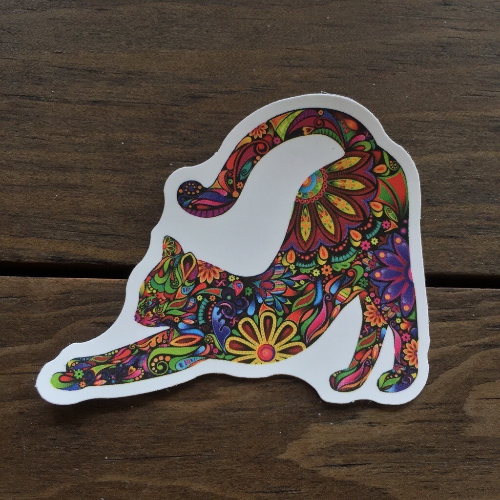 Gato Psicodélica (STICKER)
