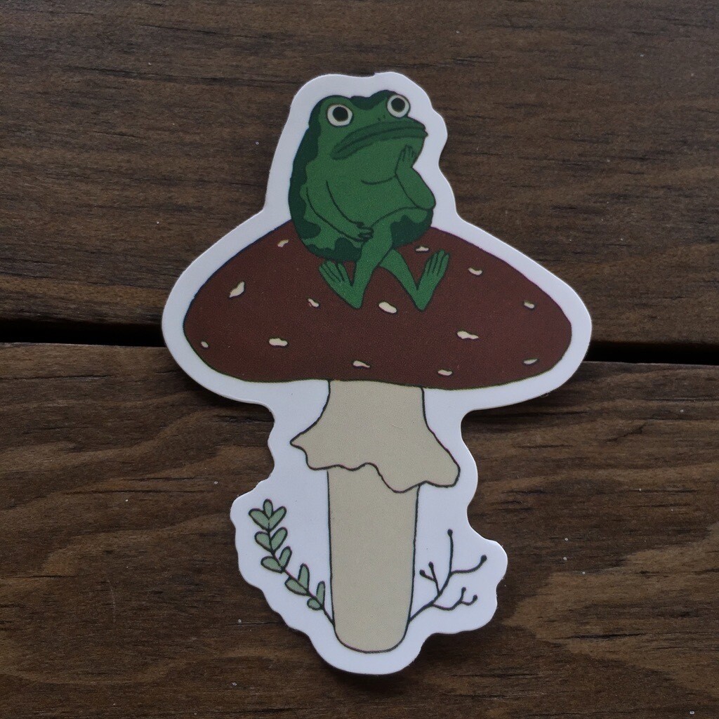 Hongo - Hongo y Rana (STICKER)