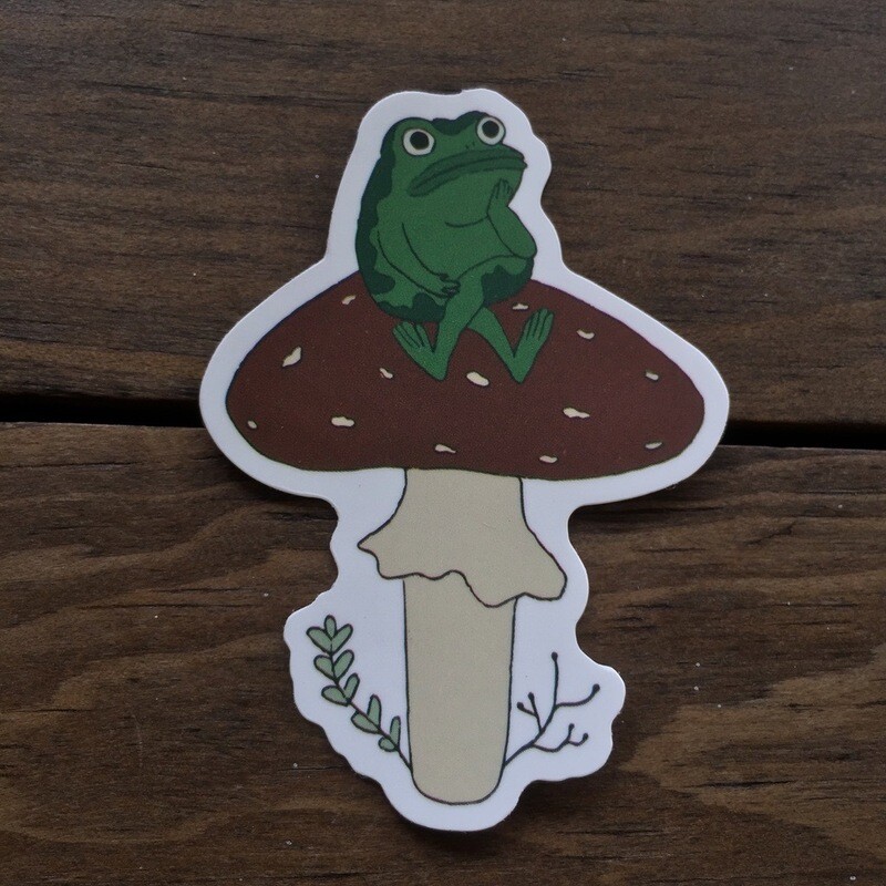 Hongo - Hongo y Rana (STICKER)