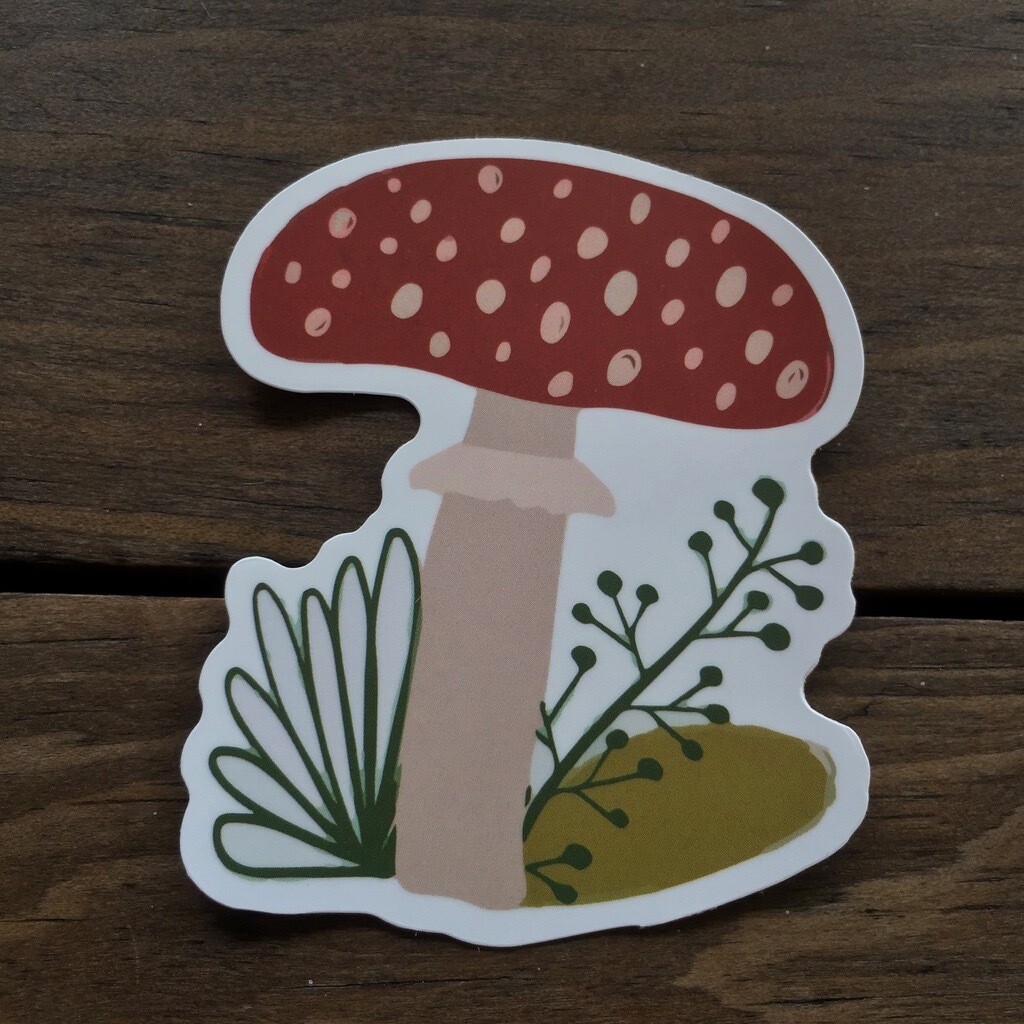Hongo - Amanita (STICKER)
