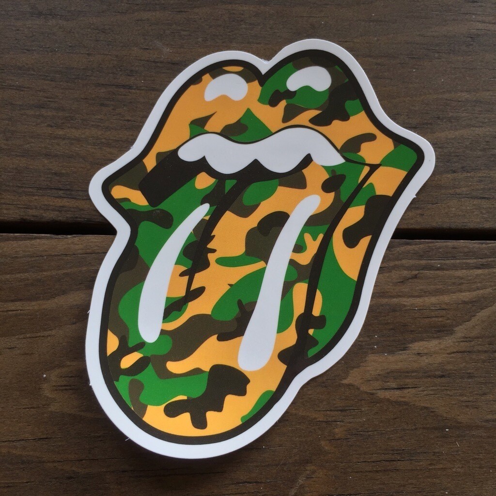 Rolling Stones - Lengua de Camuflaje (STICKER)