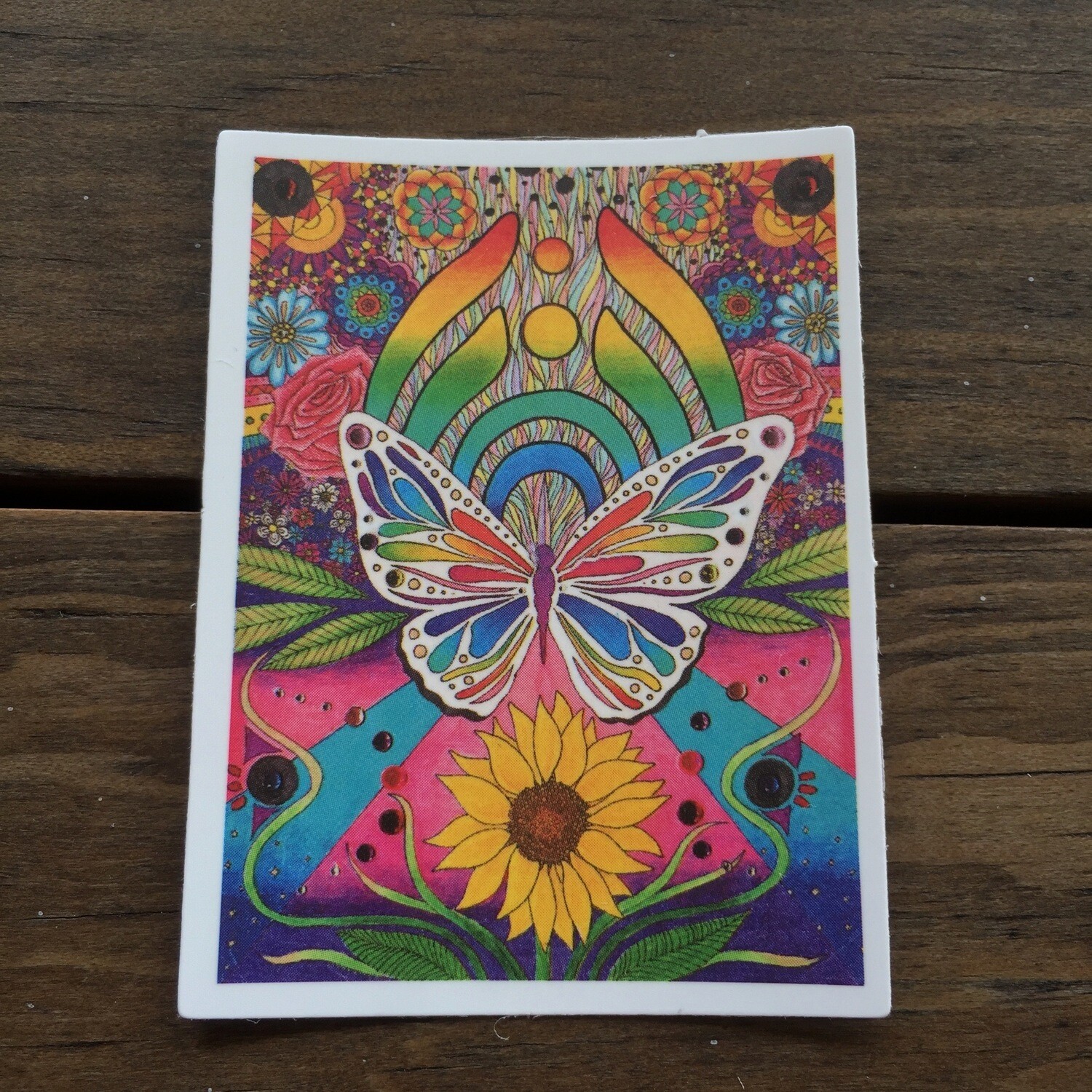 Mariposa Psicodélica (STICKER)