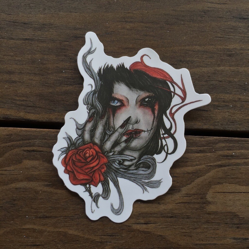 Goth - Chica de los Muertos 2 (STICKER)