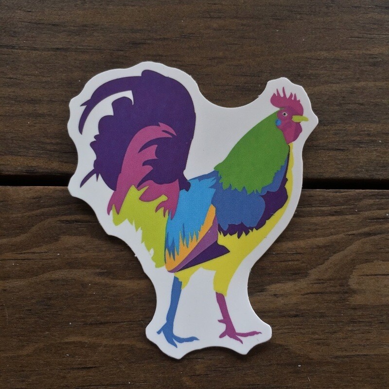 Pollo Psicodélica (STICKER)
