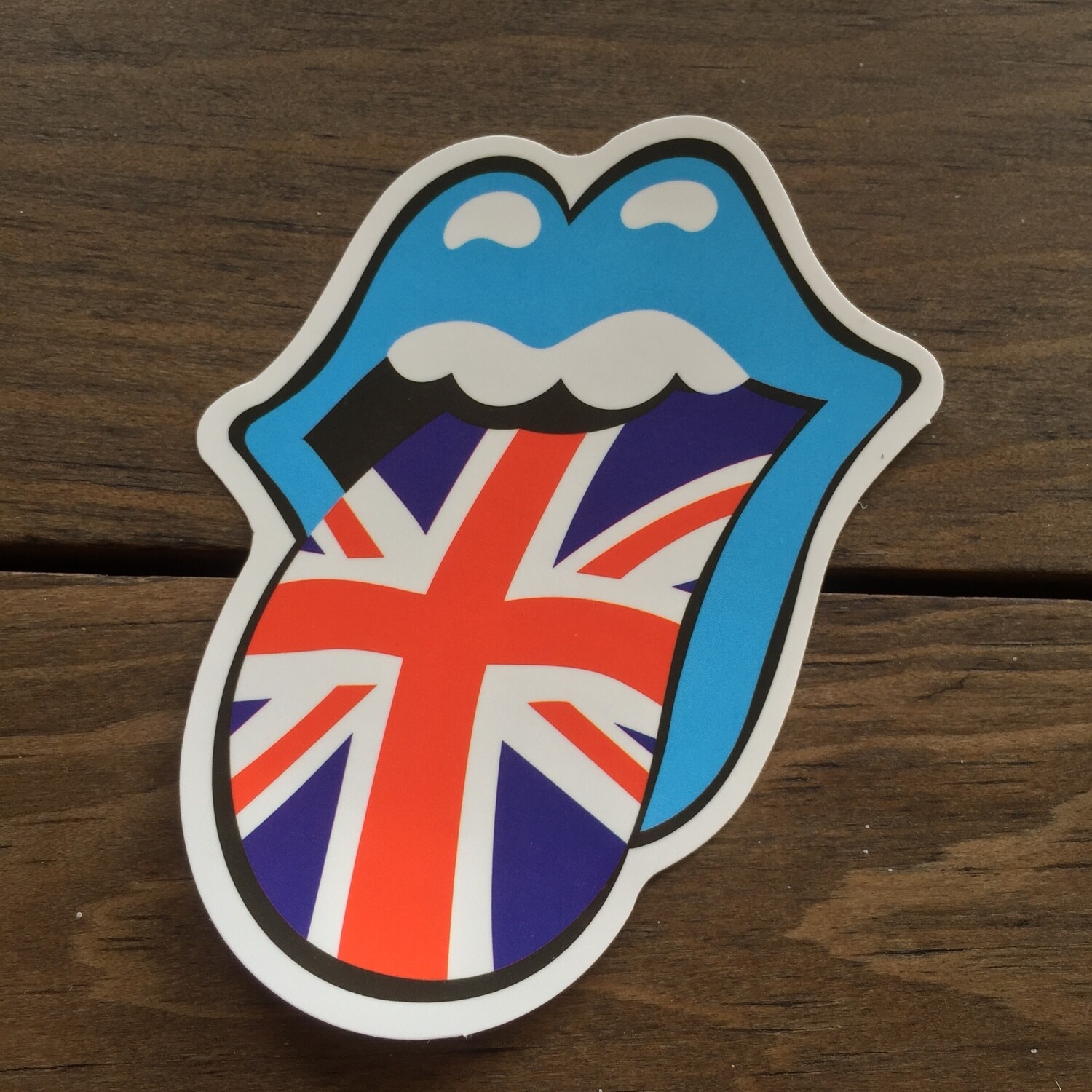 Rolling Stones - Lengua Union Jack (STICKER)