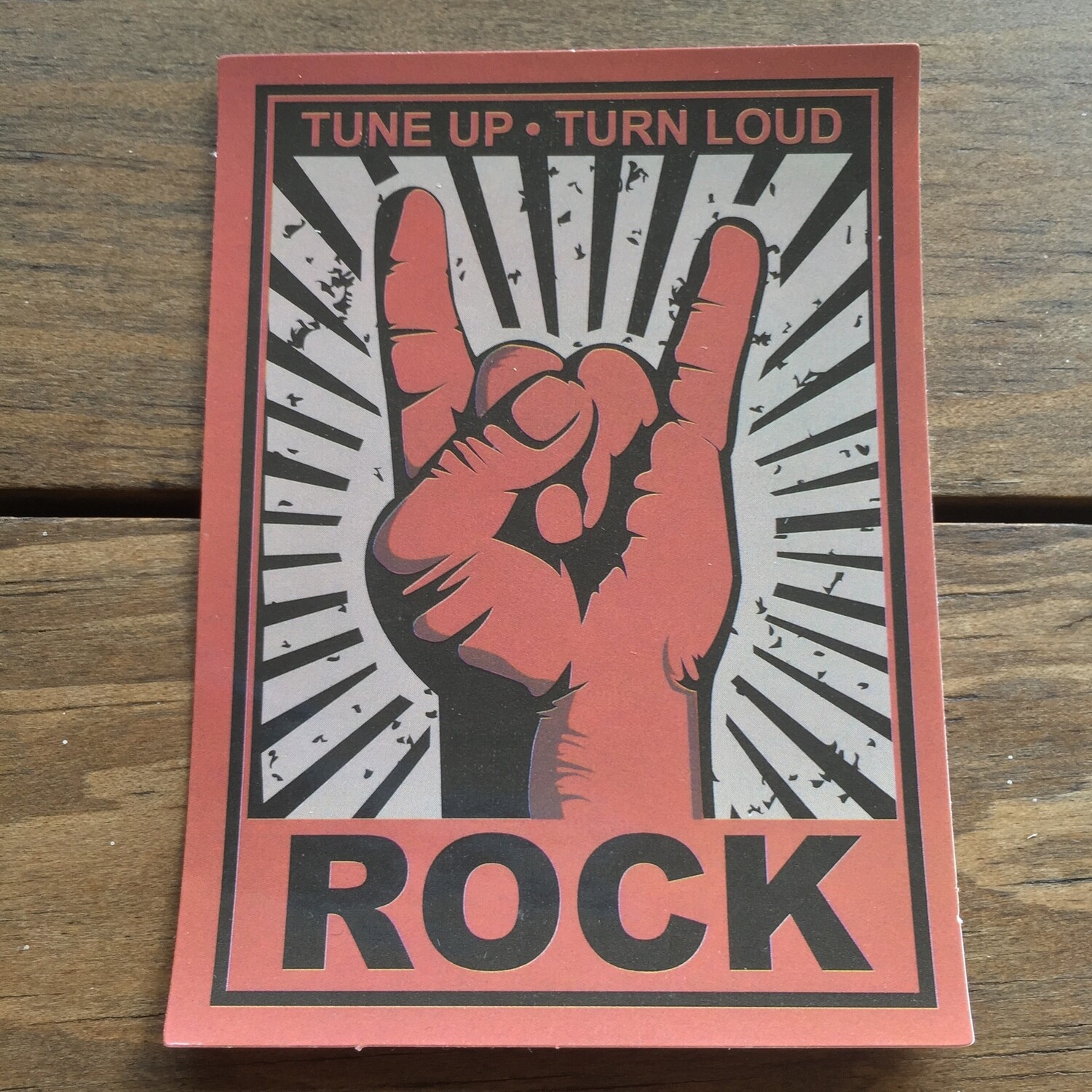 Rock - Tune Up, Turn Loud (STICKER)