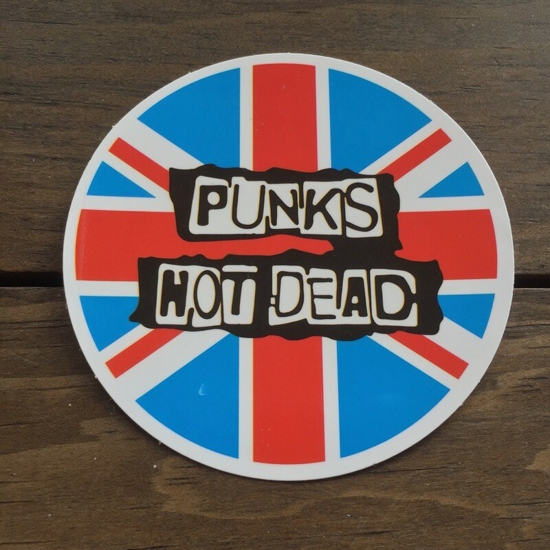 Punk&#39;s Not Dead - Union Jack (STICKER)