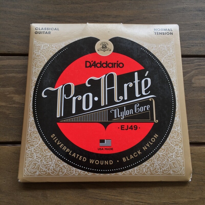 Cuerdas de Guitarra - Nylon D&#39;Addario EJ49 - Pro-Arté (Negra)