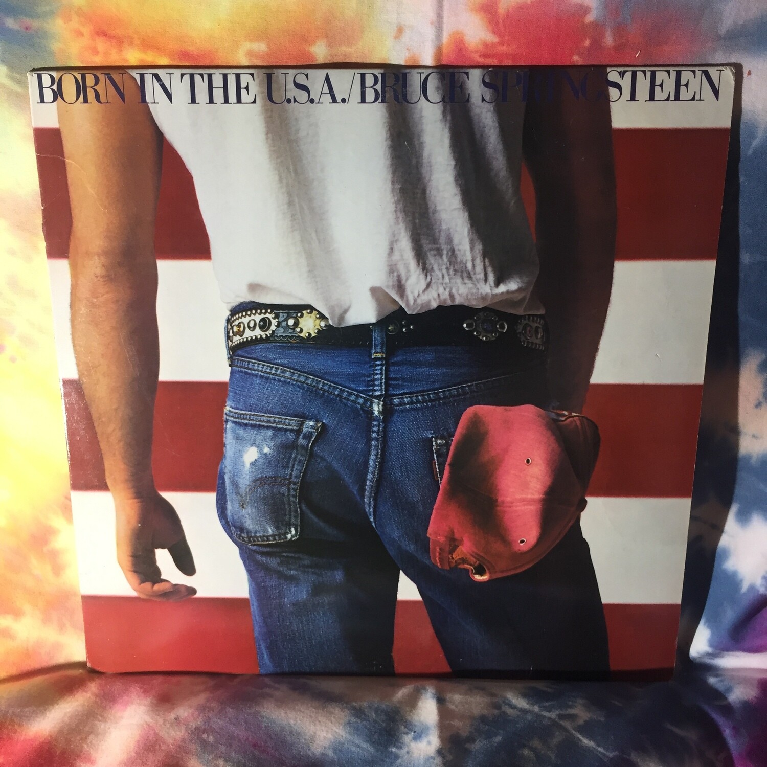Bruce Springsteen - Born in the U.S.A. (1984) con ARTÍCULO DE PERIÓDICO DE 1984!