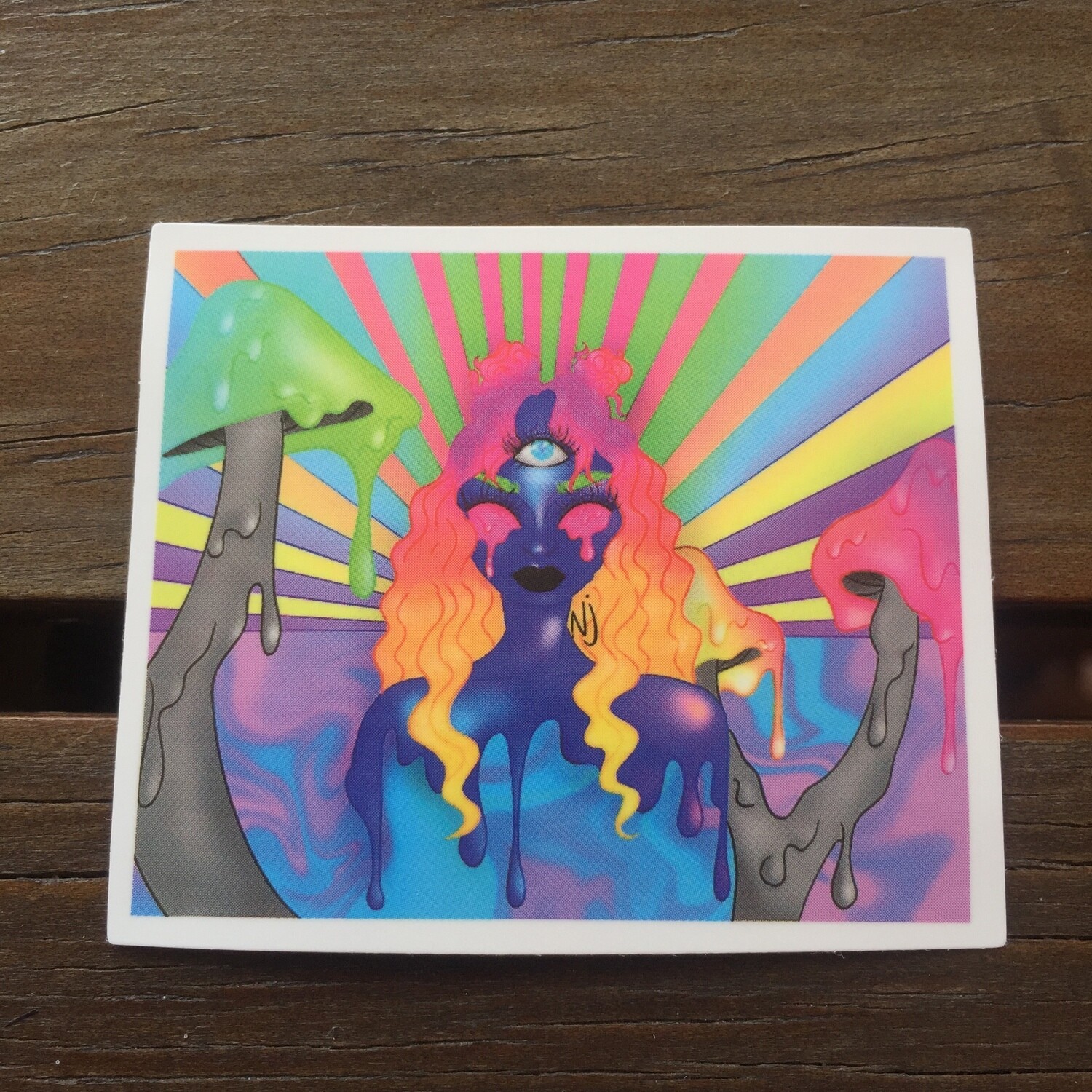Chica de los Hongos (STICKER)