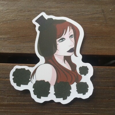 Chica Gótica 2 (STICKER)