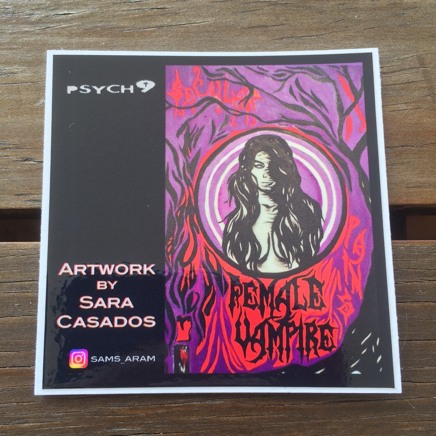 Female Vampire - Sara Casados (STICKER)