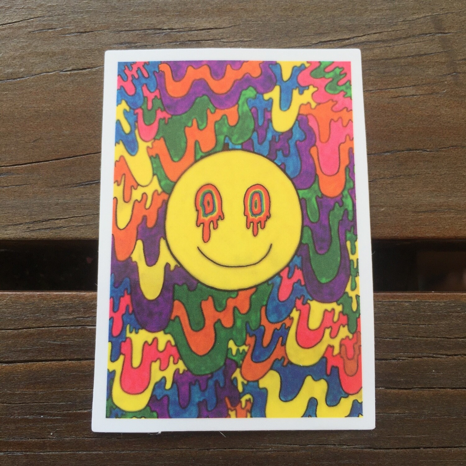 Happy Face Psicodélica 1 (STICKER)