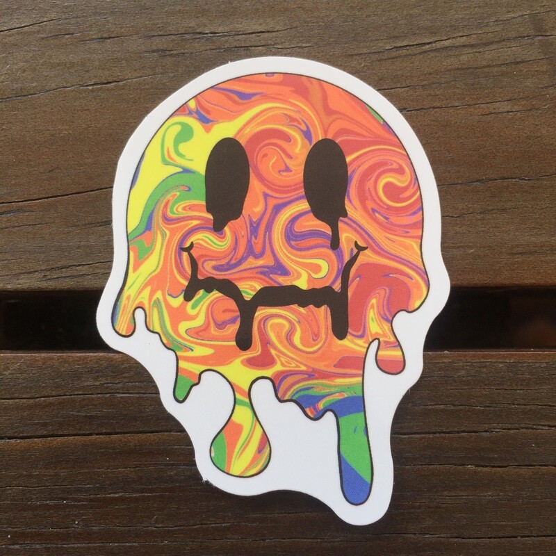 Happy Face Psicodélica 2 (STICKER)