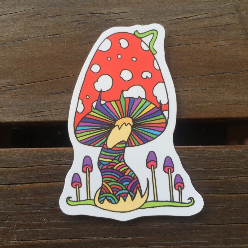 Hongo Psicodélico 8 (STICKER)