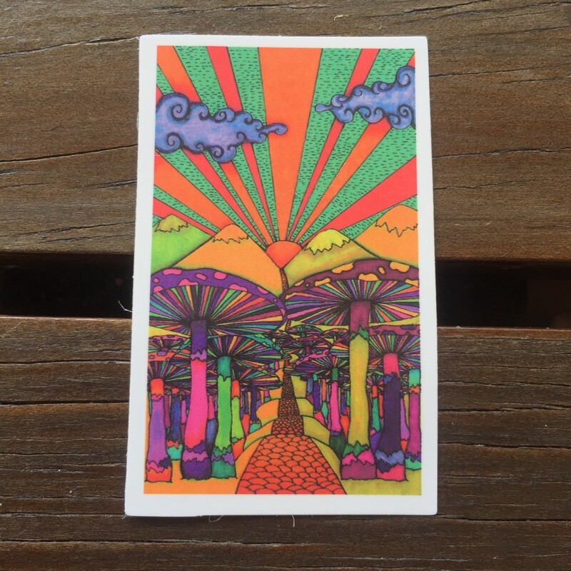 Jardín de Hongos Psicodélicos (STICKER)