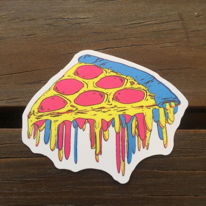 Pizza Psicodélica (STICKER)