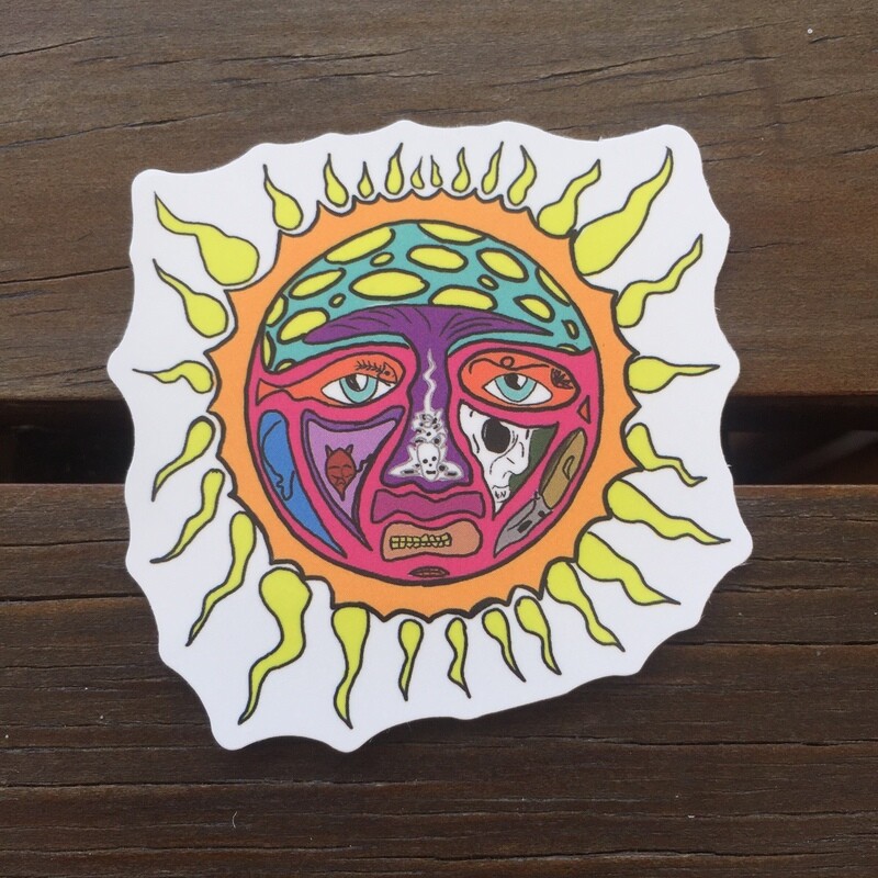 Sol Psicodélico (STICKER)