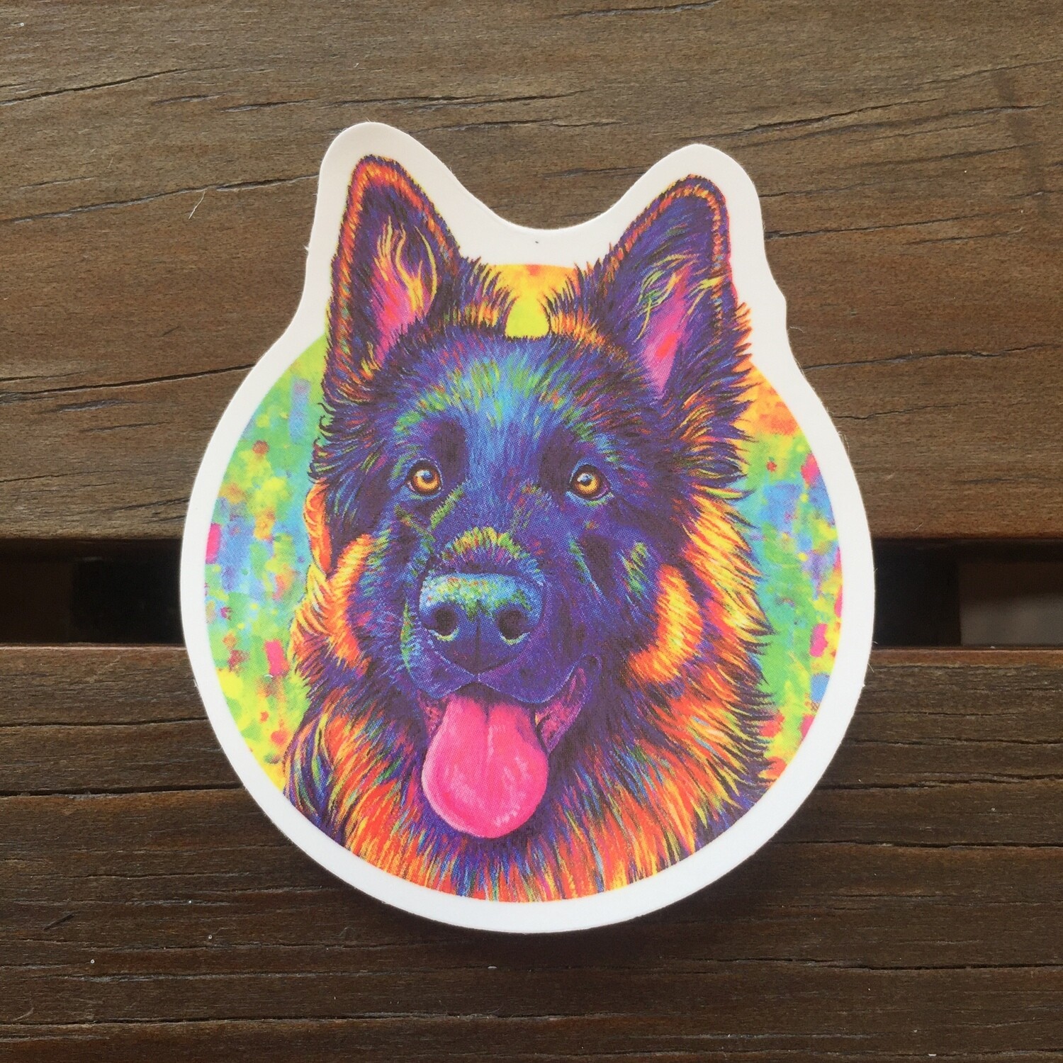 Perro Psicodélico (STICKER)