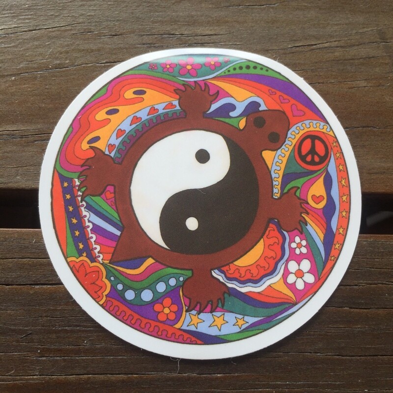 Ying Yang Psicodélico (STICKER)