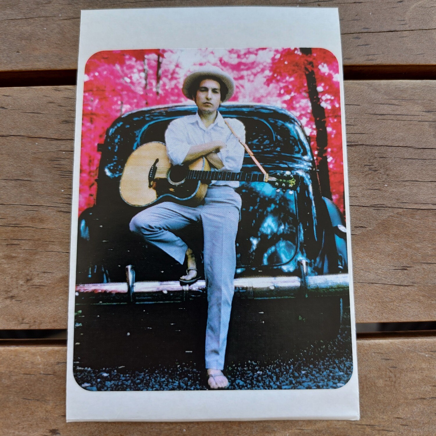 Bob Dylan - Car &amp; Guitar (STICKER)