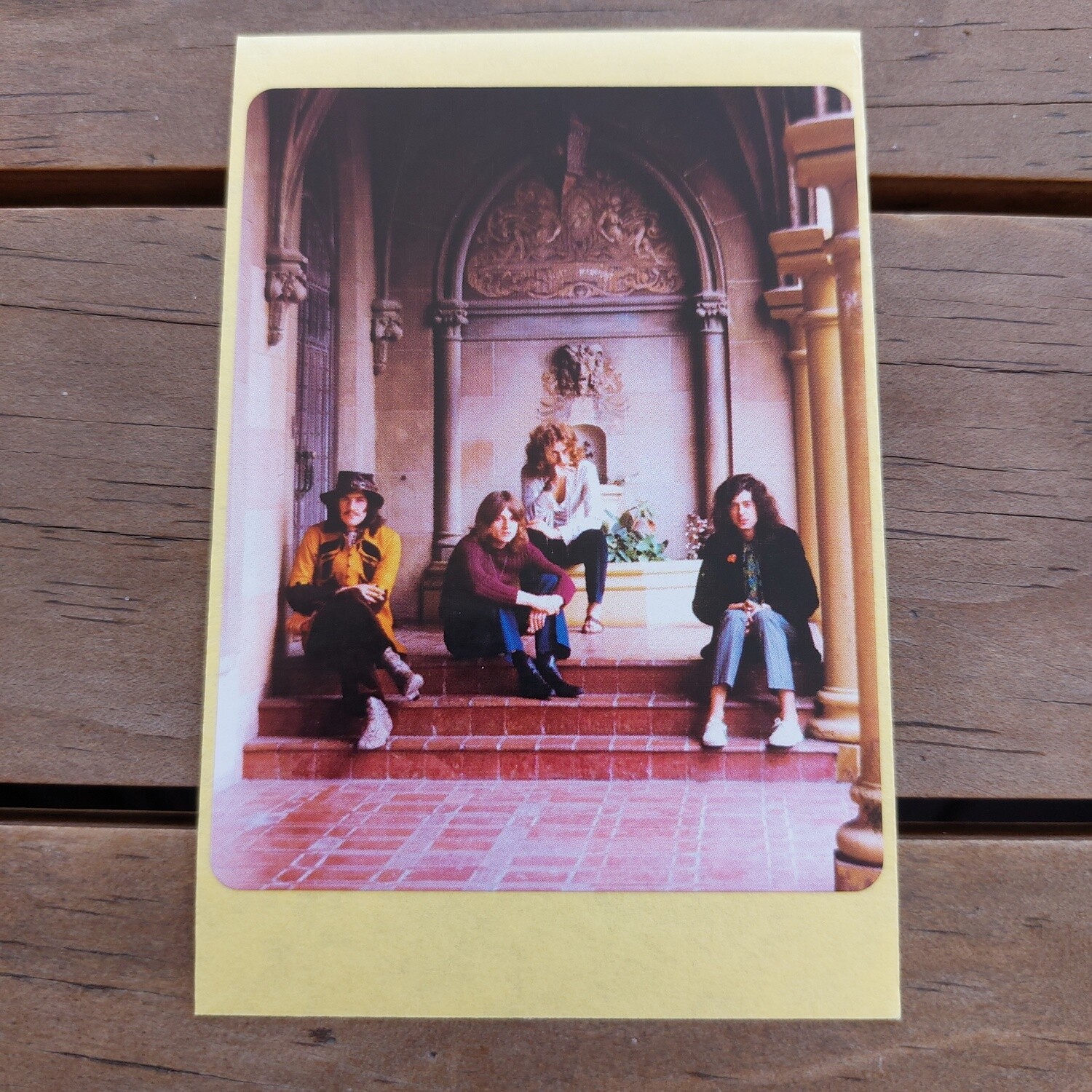 Led Zeppelin - By the Fountain (STICKER)