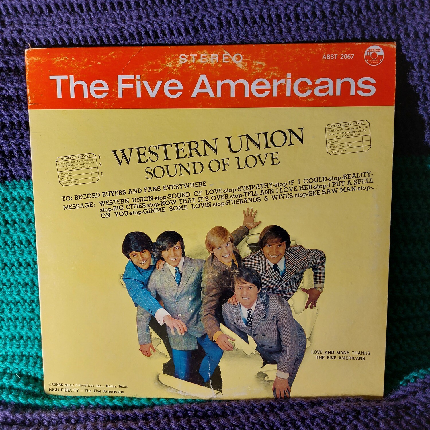 The Five Americans - Western Union/Sound of Love (1967)