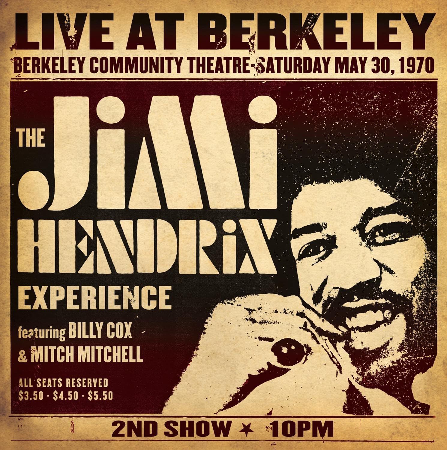 The Jimi Hendrix Experience - Live at Berkeley (2003) 2LP