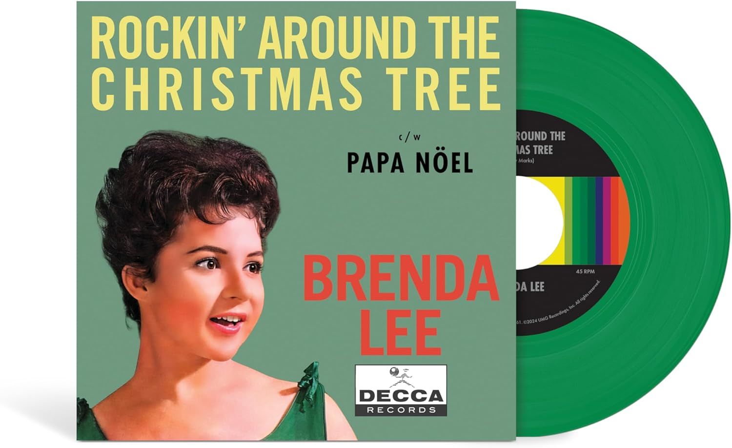 Brenda Lee - Rockin&#39; Around the Christmas Tree (1958) 7&quot;