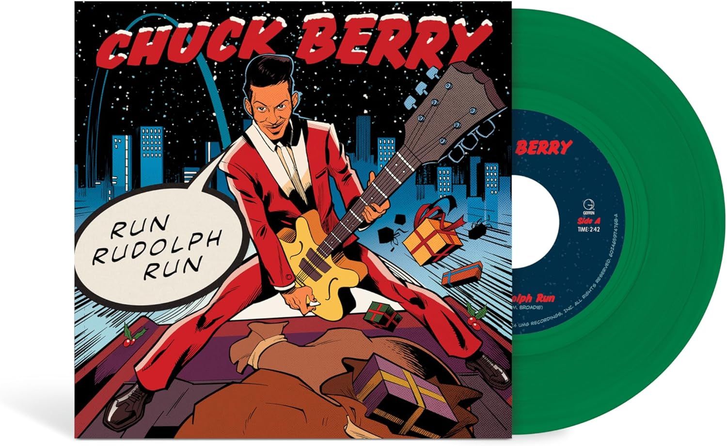Chuck Berry - Run Rudolph Run (1958) 7&quot;