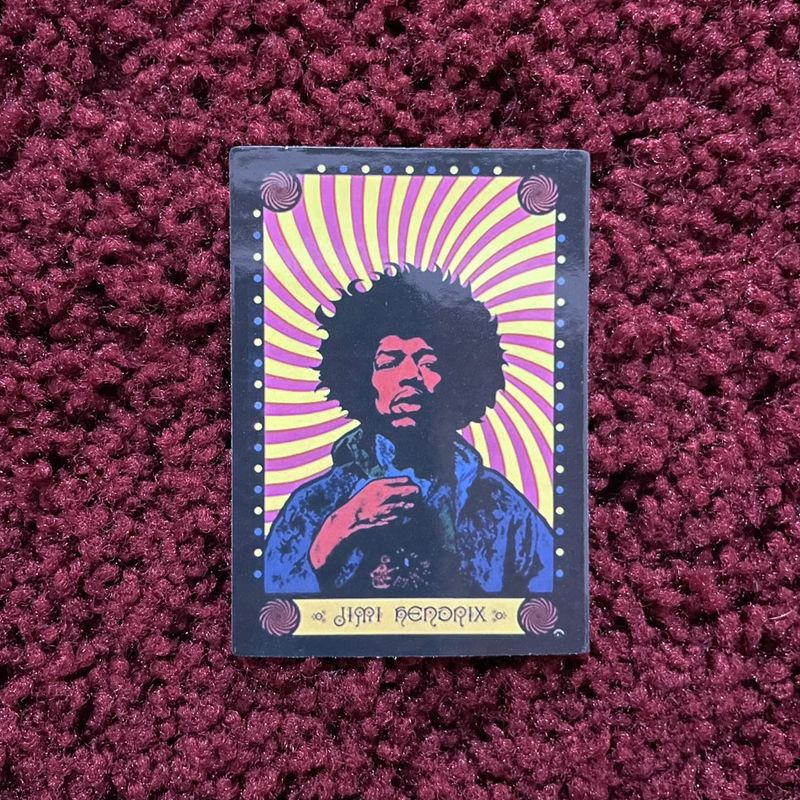 Jimi Hendrix - Psychedelic (STICKER)
