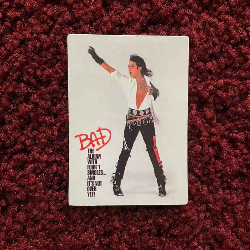 Michael Jackson - Bad (STICKER)