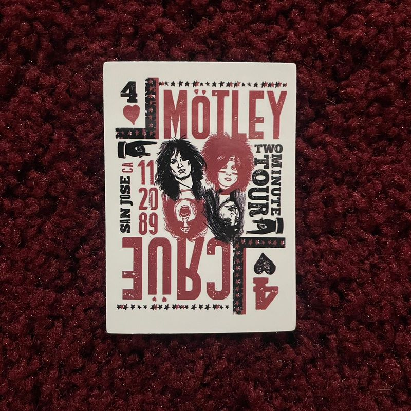 Motley Crue - San Jose (STICKER)