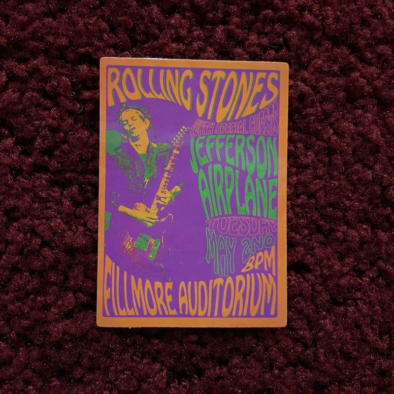 The Rolling Stones - Fillmore (STICKER)