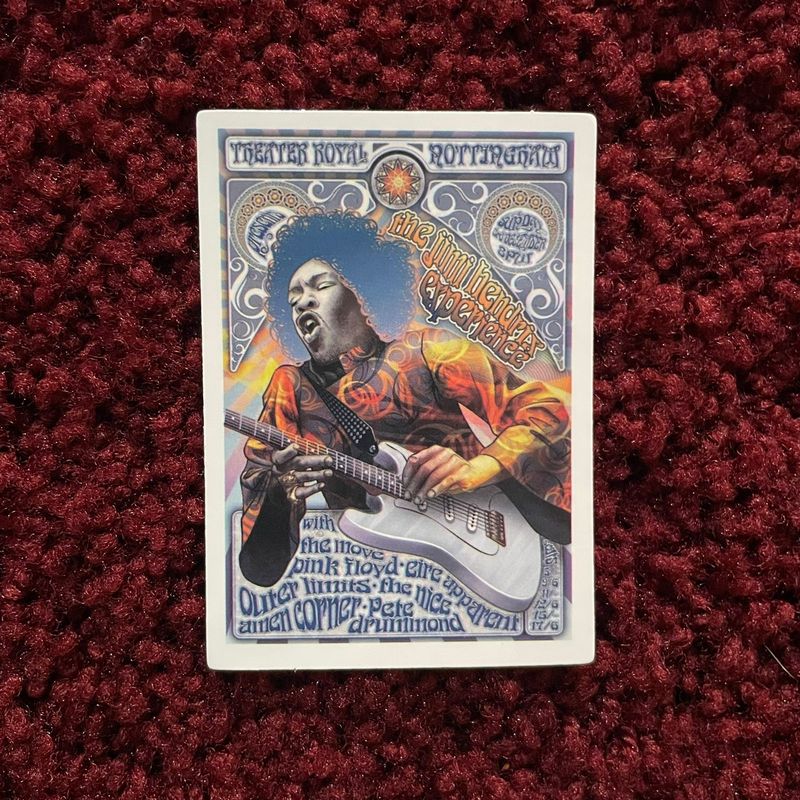Jimi Hendrix - Theater Royal (STICKER)