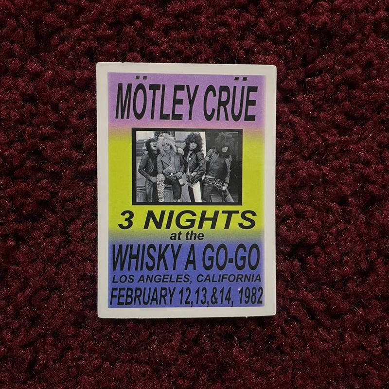 Motley Crue - Whisky A Go-Go (STICKER)