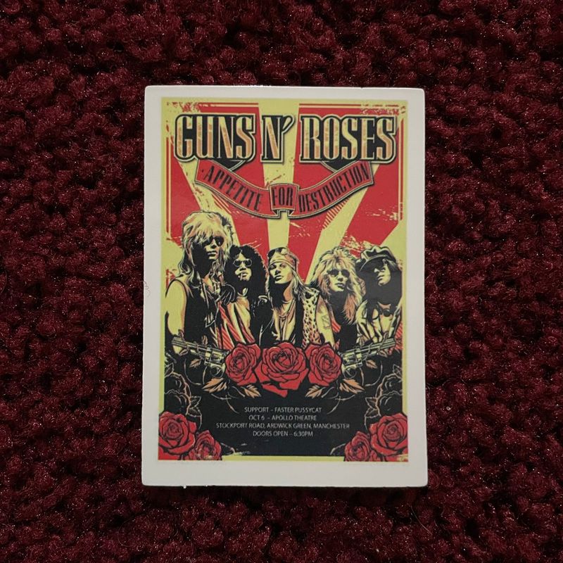 Guns N' Roses - Manchester (STICKER)