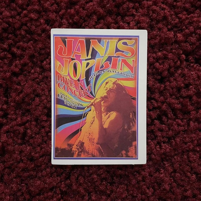Janis Joplin - Avalon Ballroom (STICKER)