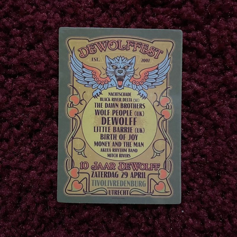 DeWolff - Dewolffest (STICKER)