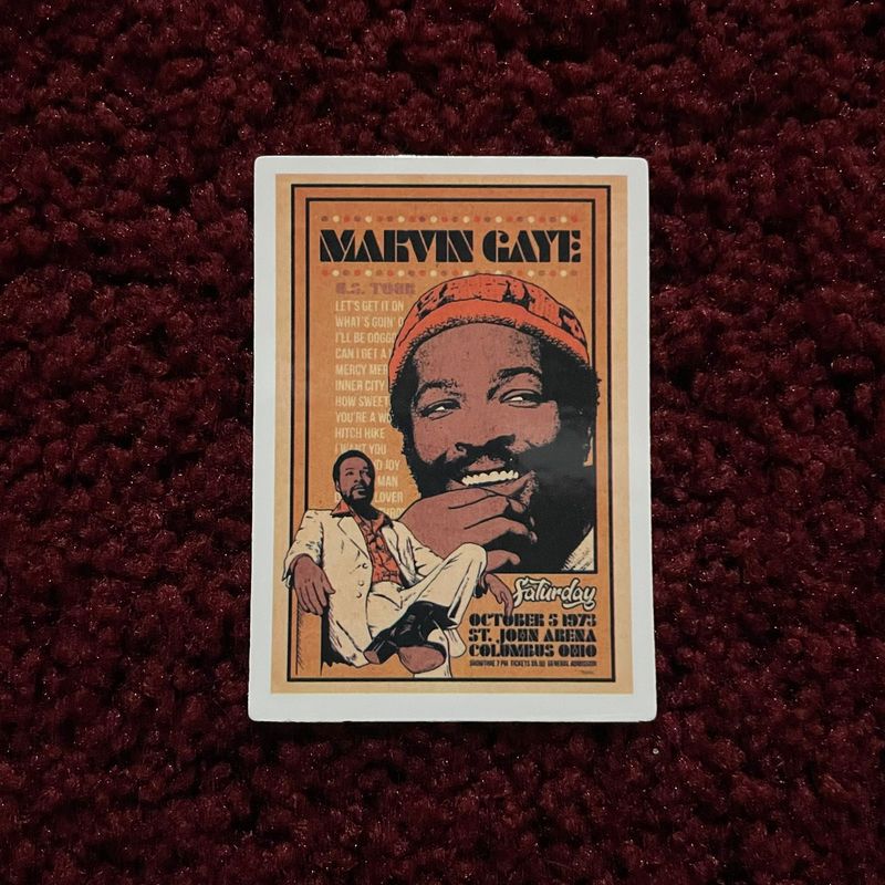 Marvin Gaye - Columbus (STICKER)